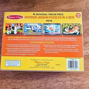 Melissa & Doug 12 Puzzles
